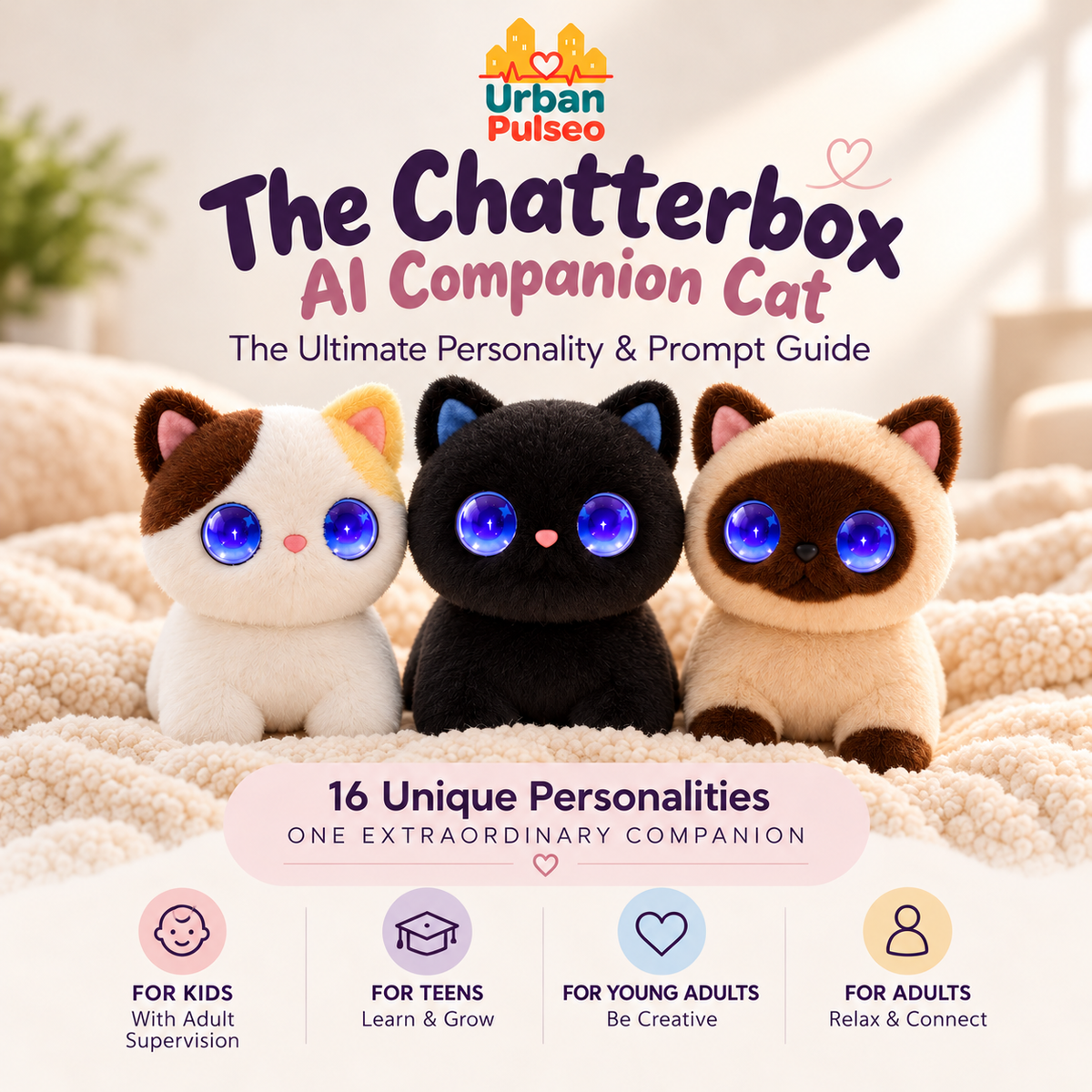 The Chatterbox AI Companion Cat™ – Personality & Prompt eBook