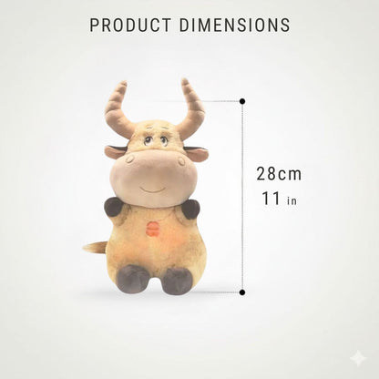 Peluche Vache Qui Respire & Musique – Doudou Apaisant Sommeil