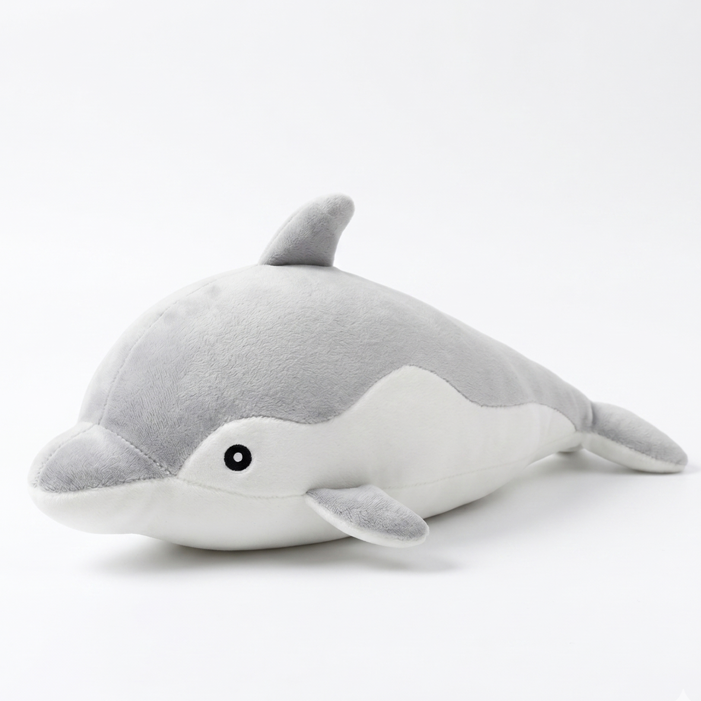 Soft Gray Dolphin Plush