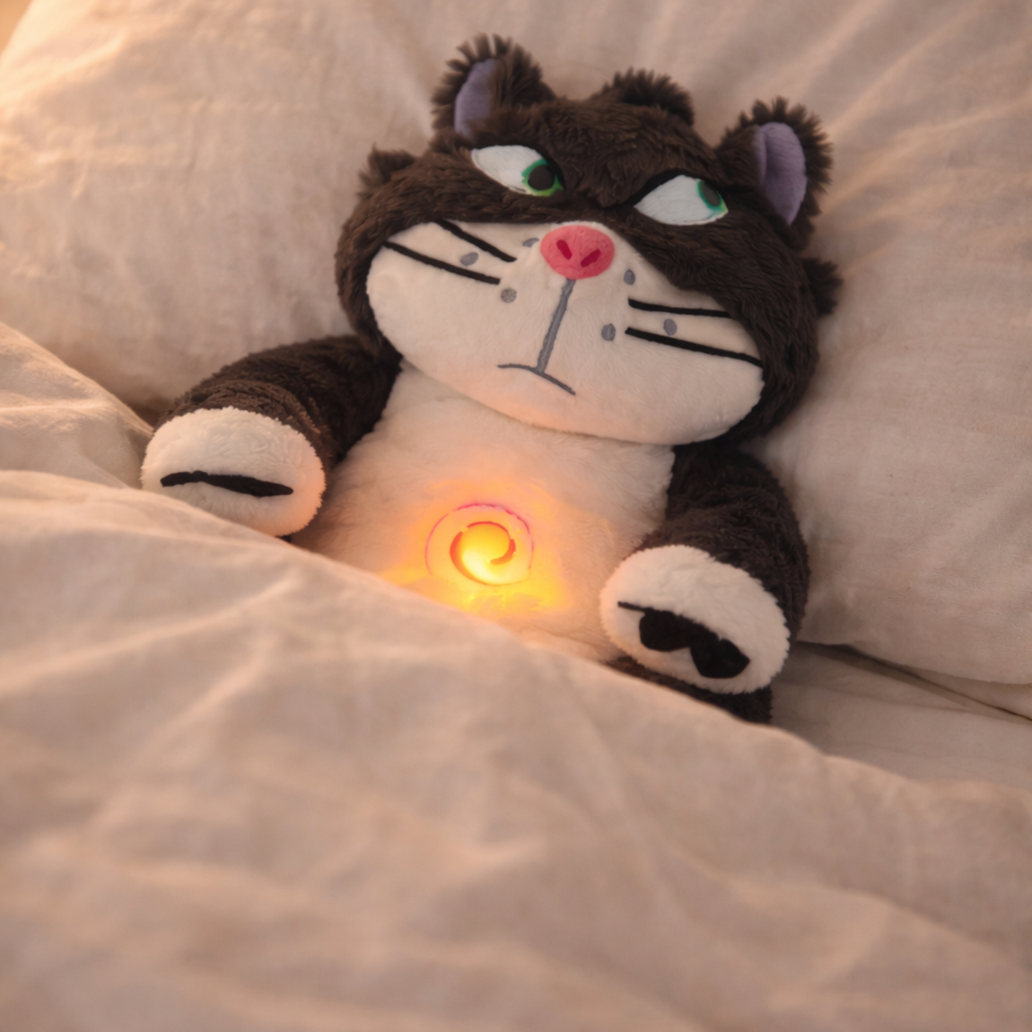 Peluche Anti-Stress qui Respire (Lumière & Musique) 