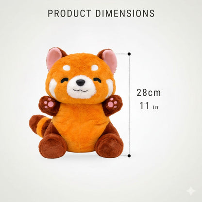Peluche Panda Roux Qui Respire & Mélodie – Doudou Apaisant Sommeil