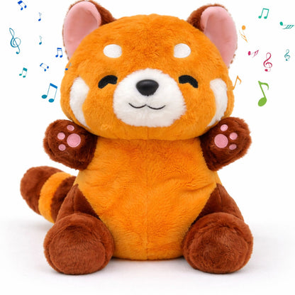 Peluche Panda Roux Qui Respire & Mélodie – Doudou Apaisant Sommeil