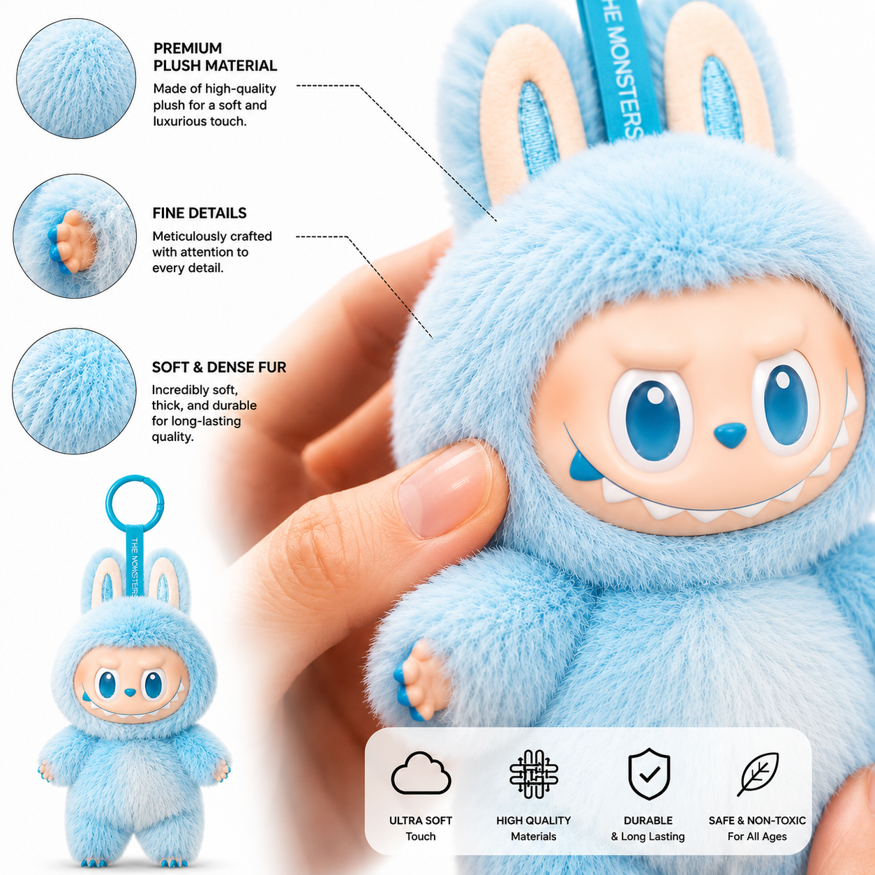Labubu Hope "Big into Energy" Pendant – Limited Editions
