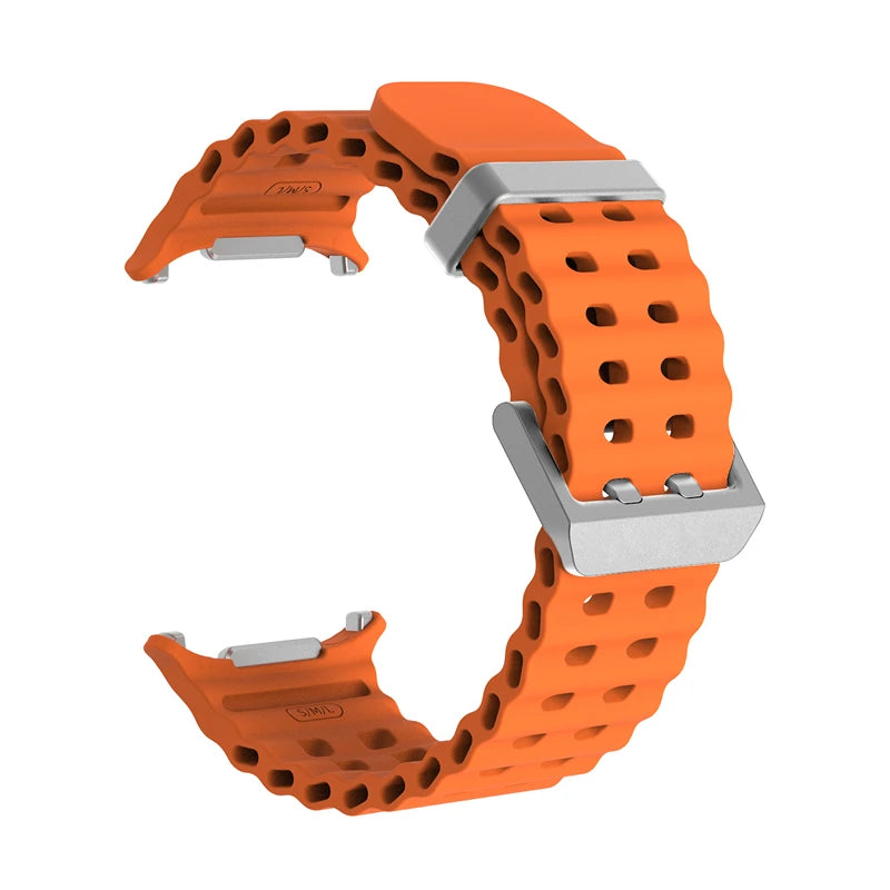 Silicone watch straps