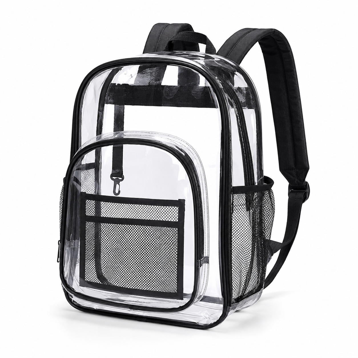 Clear Backpack – See-Through Waterproof PVC Bag for School & Everyday