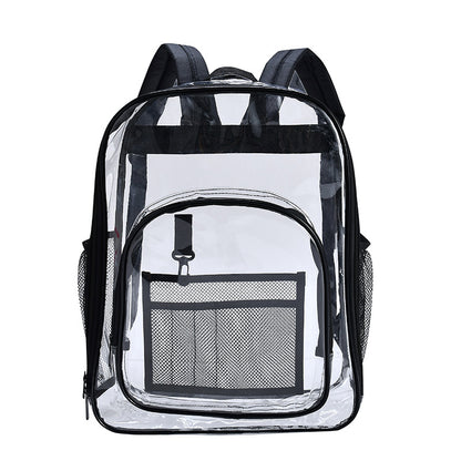 Clear Backpack – See-Through Waterproof PVC Bag for School & Everyday