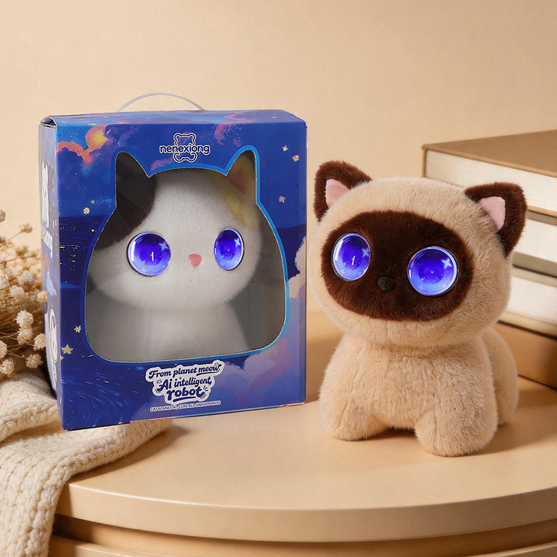 Interactive Plush Cat Toy