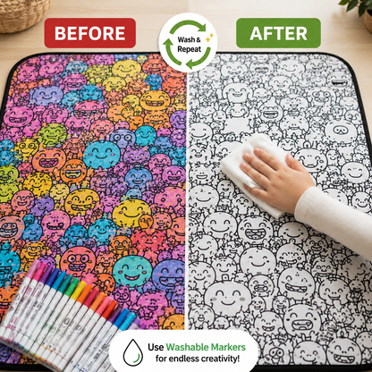 Creative Doodle Blanket™ – Reusable Coloring Blanket for Kids