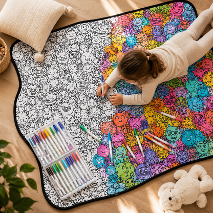 Creative Doodle Blanket™ – Reusable Coloring Blanket for Kids